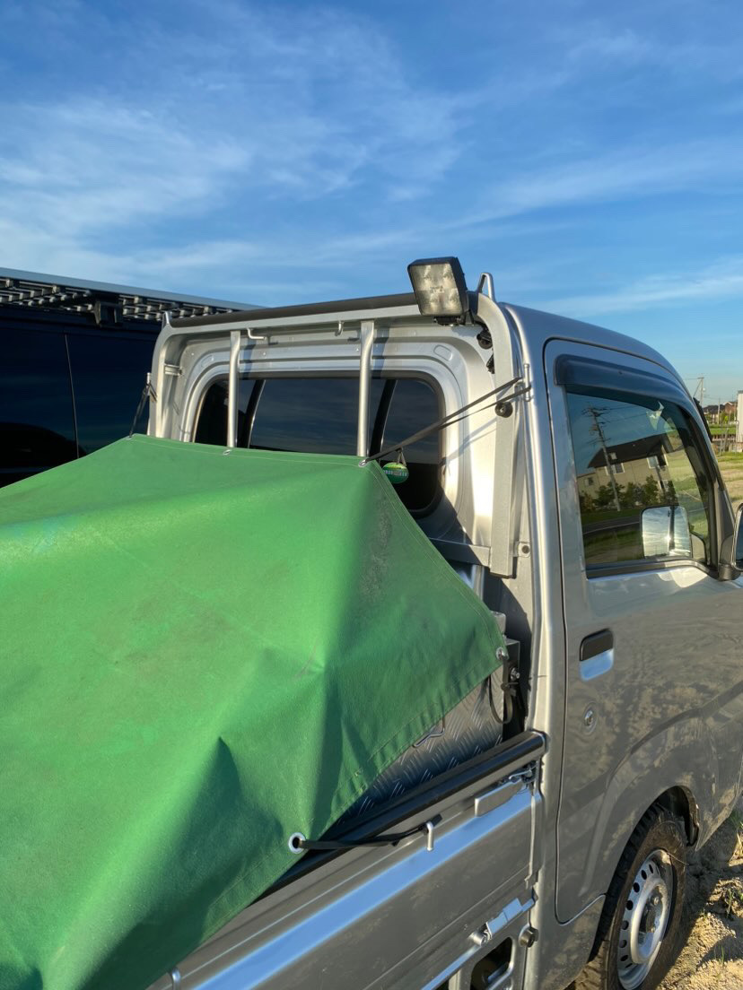 軽トラ荷台・15W作業灯